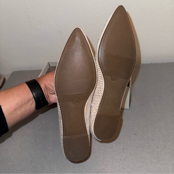 Faux Suede Gem Stones Corinna Flats - Picture 5 of 7